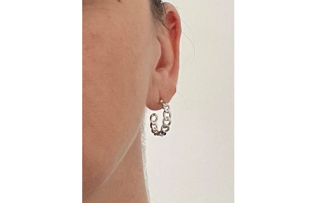 Brinco Argola Elo Correntaria 
